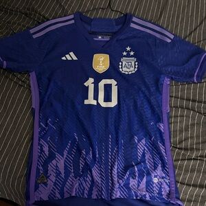 22/23 MESSI #10 argentina world cup winners jersey